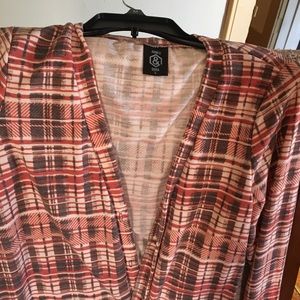 Agnes and Dora Plaid Cardi